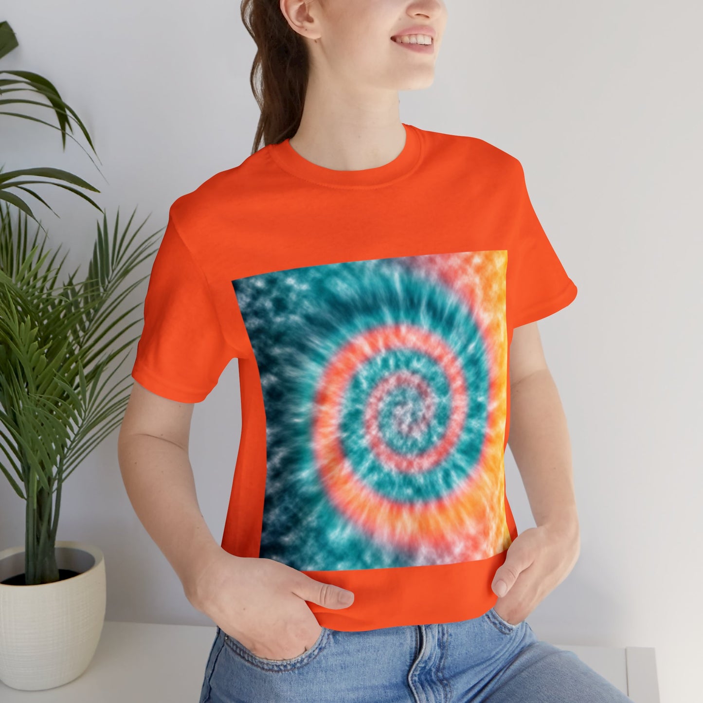 Tie Dye Patterns Unisex Jersey Short Sleeve Tee