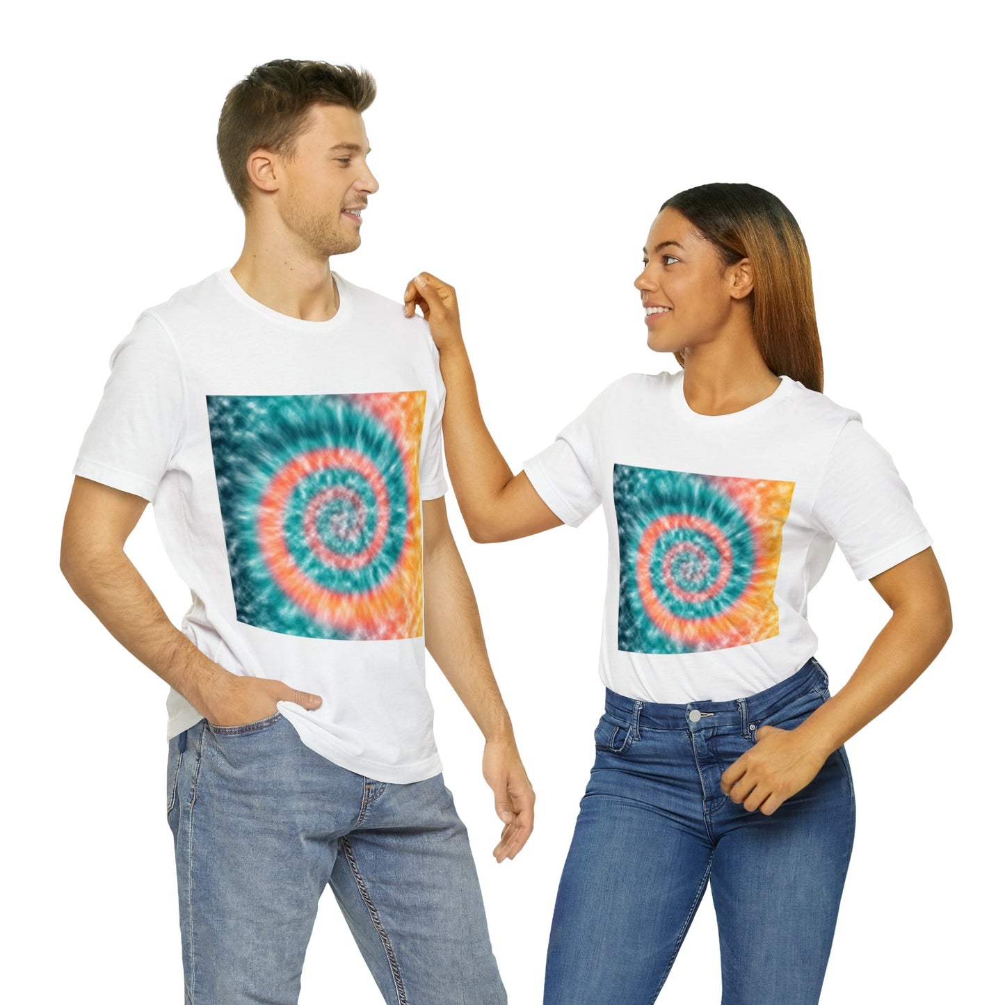 Tie Dye Patterns Unisex Jersey Short Sleeve Tee