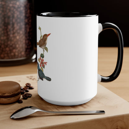 Kingfisher Bird Accent Mugs