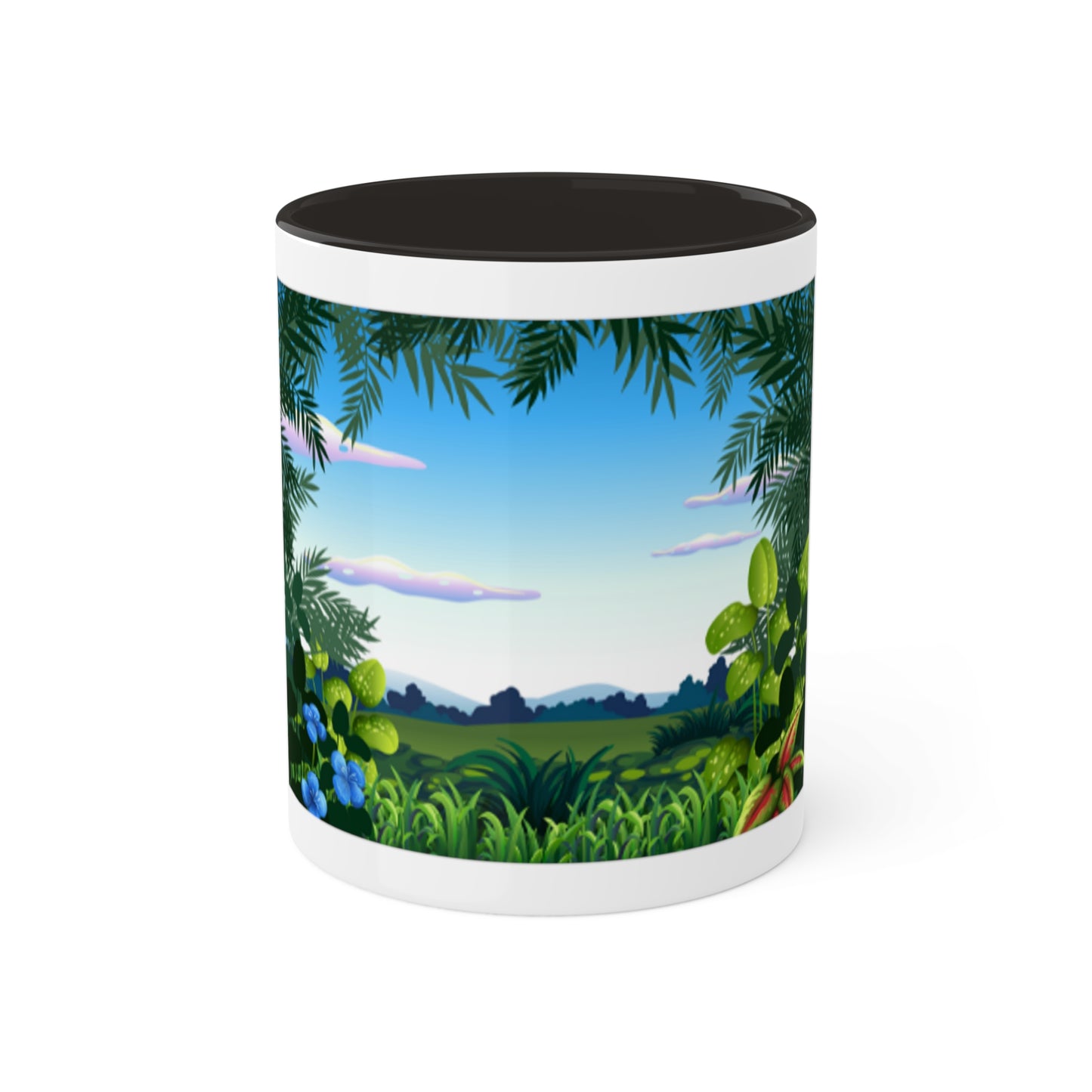 Tropical Grassland Colorful Mugs, 11oz