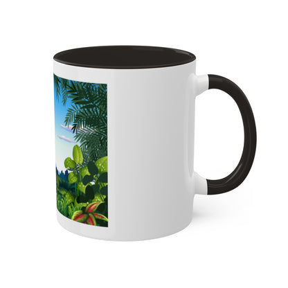 Tropical Grassland Colorful Mugs, 11oz