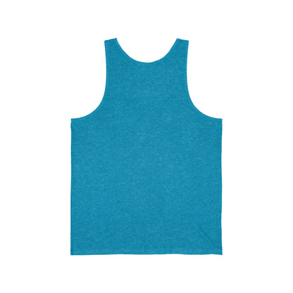 Riding a Bicycle Unisex Jersey Tank