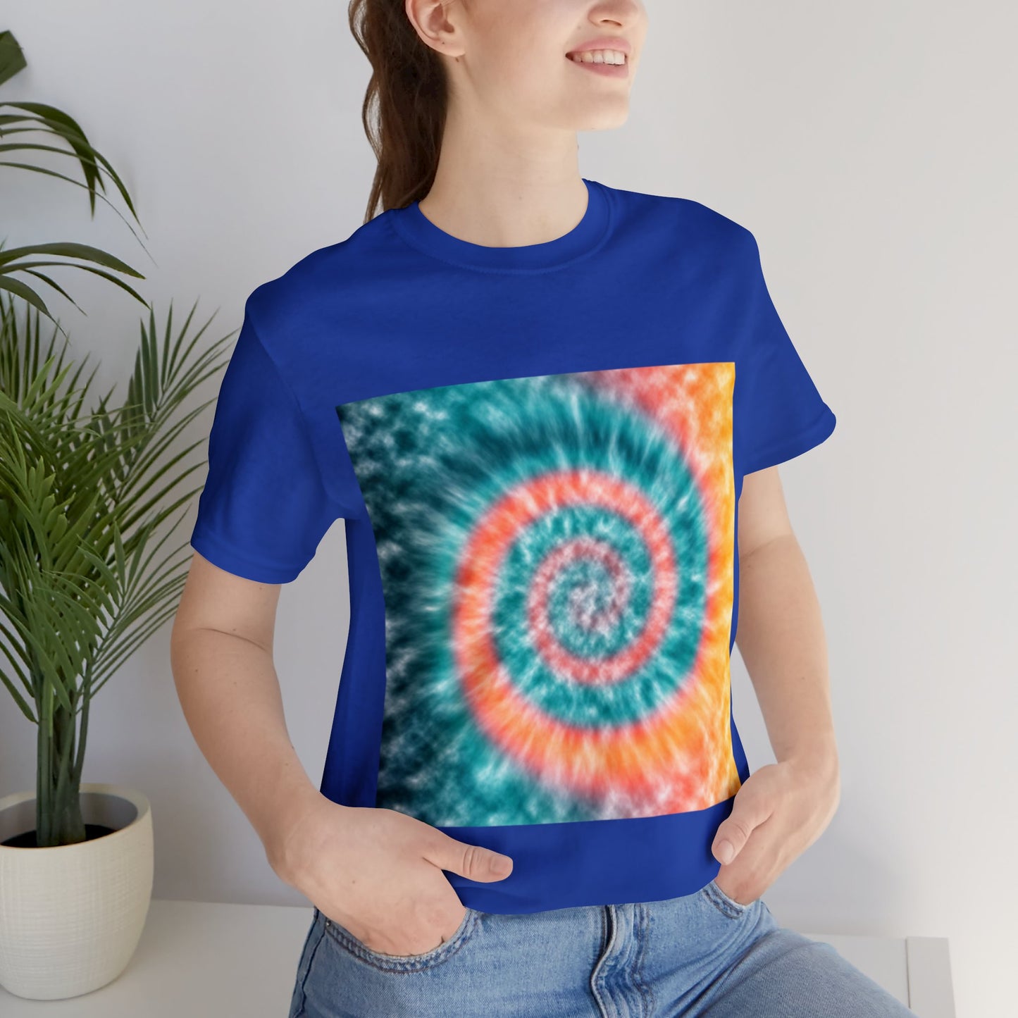 Tie Dye Patterns Unisex Jersey Short Sleeve Tee