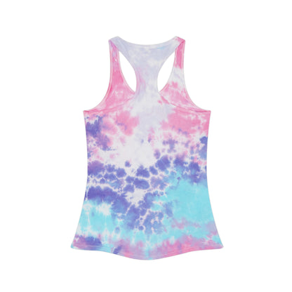 Happy Dansing Girls Tie Dye Racerback Tank Top