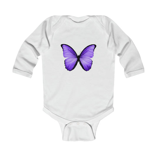 Butterfly Infant Long Sleeve Bodysuit